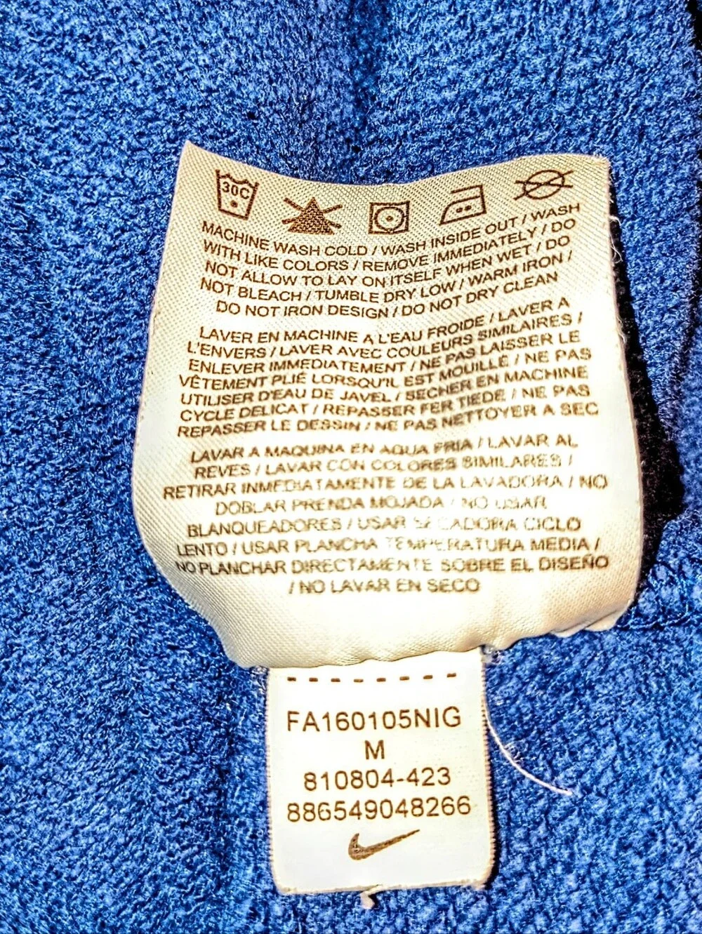 Nike Boy's Blue Pullover Hoodie Size Medium